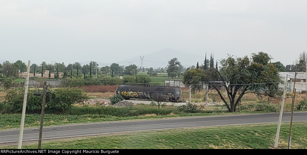 Tank car used as water storage